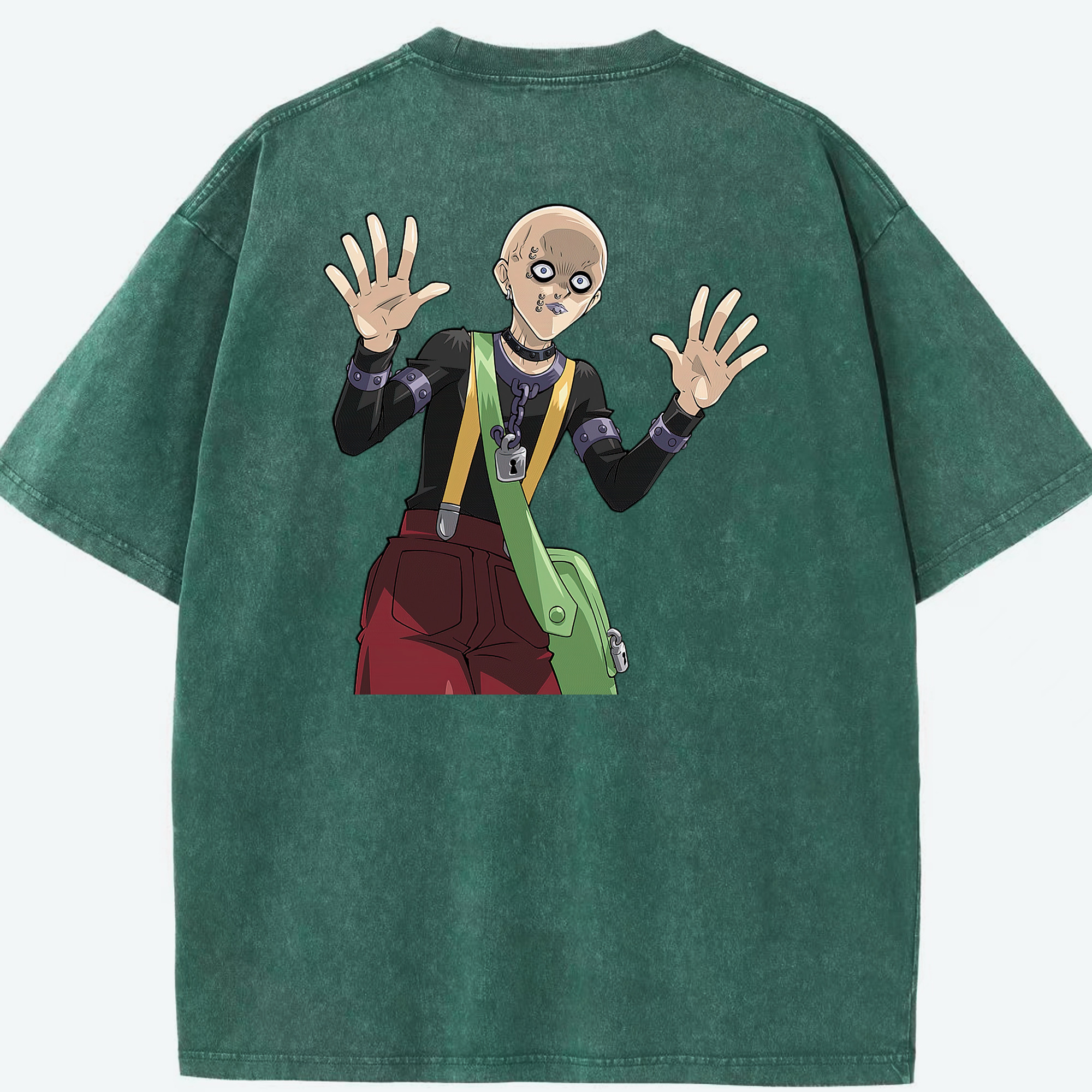 （画像用） 遊☆戯☆王 Yu-Gi-Oh! 綿100% ヴィンテージ風 半袖Tシャツ（背面プリント）